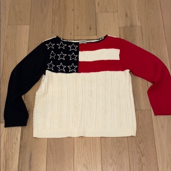Vintage American Flag Sweater - Picture 1 of 4